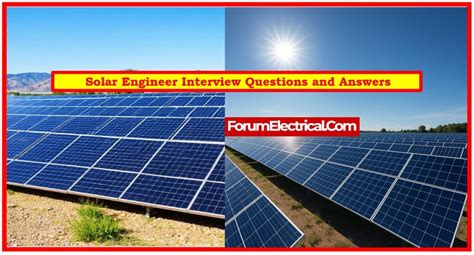 17 Solar Engineer Interview Questions and Answers .